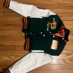 Plastics varsity jacket size M